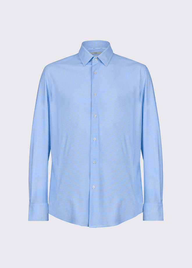 LIU JO camicia a quadretti uomo azzurro - 5