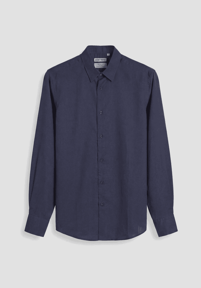 Antony Morato camicia napoli uomo blue marine - 6