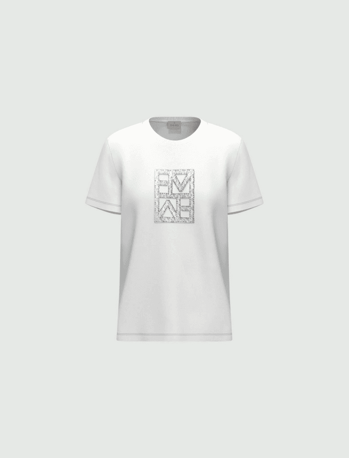 MARELLA t-shirt con stampa donna bianco - 5