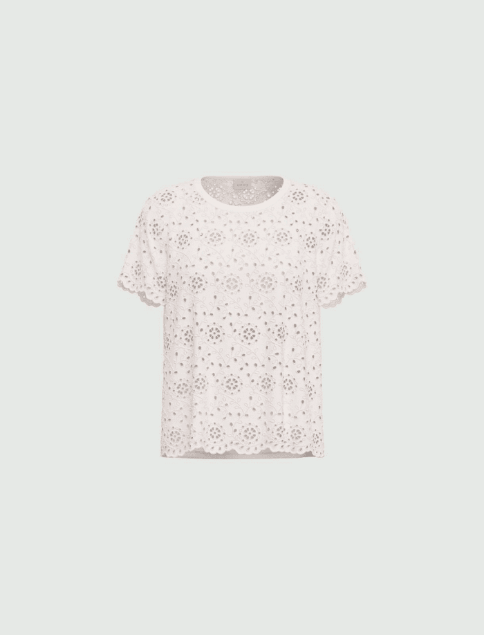 MARELLA t-shirt in sangallo donna bianco - 6