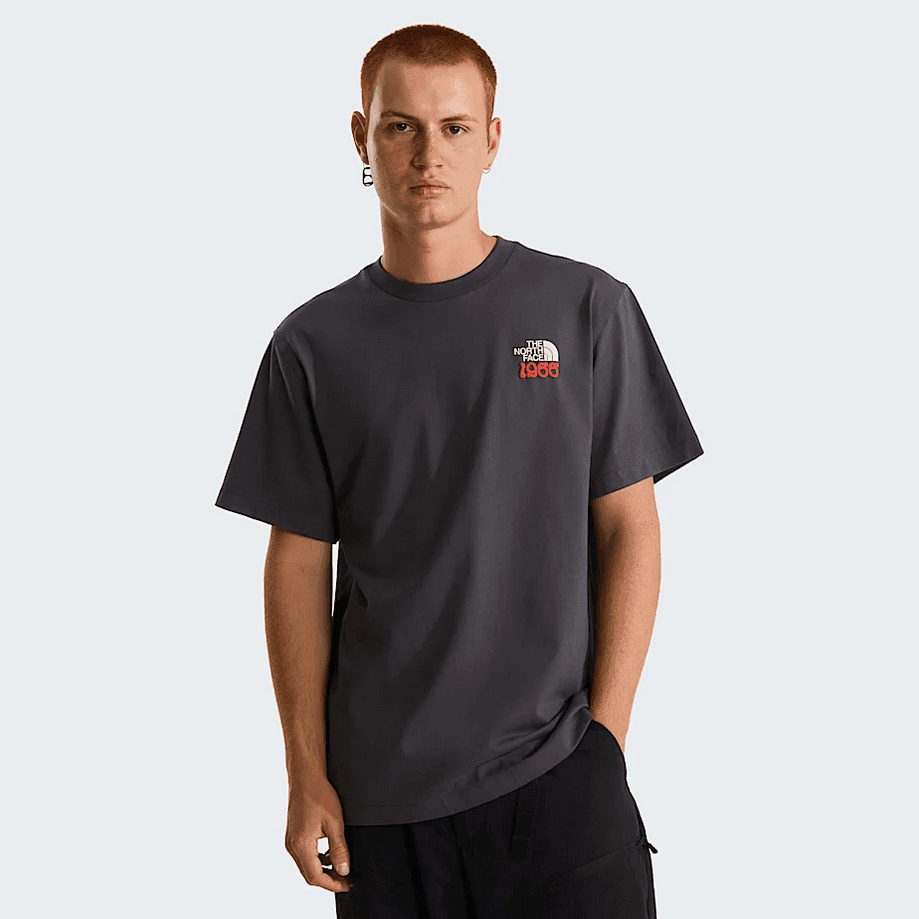 THE NORTH FACE t-shirt 1966 flora unisex antracite - 2