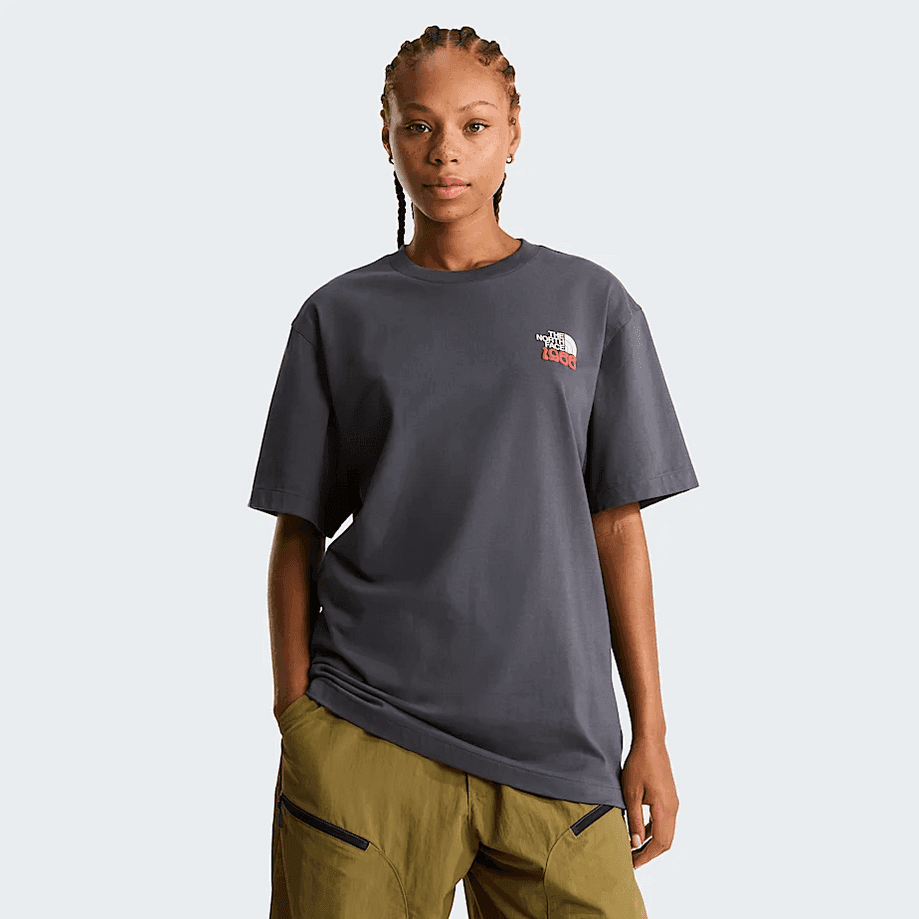 THE NORTH FACE t-shirt 1966 flora unisex antracite - 4