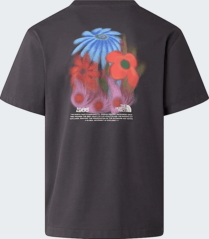 THE NORTH FACE t-shirt 1966 flora unisex antracite - 5