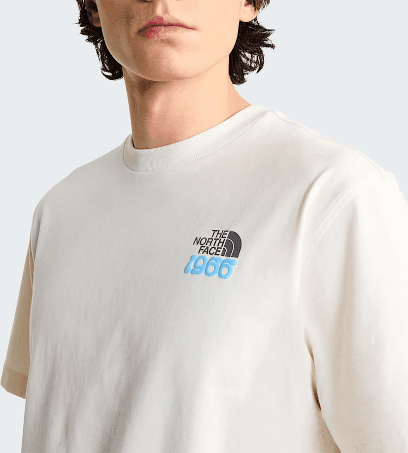 THE NORTH FACE t-shirt 1966 flora unisex bianco - 3