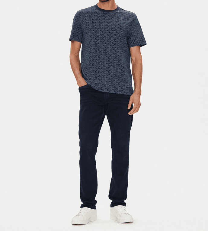 MICHAEL KORS t-shirt uomo blu notte - 3