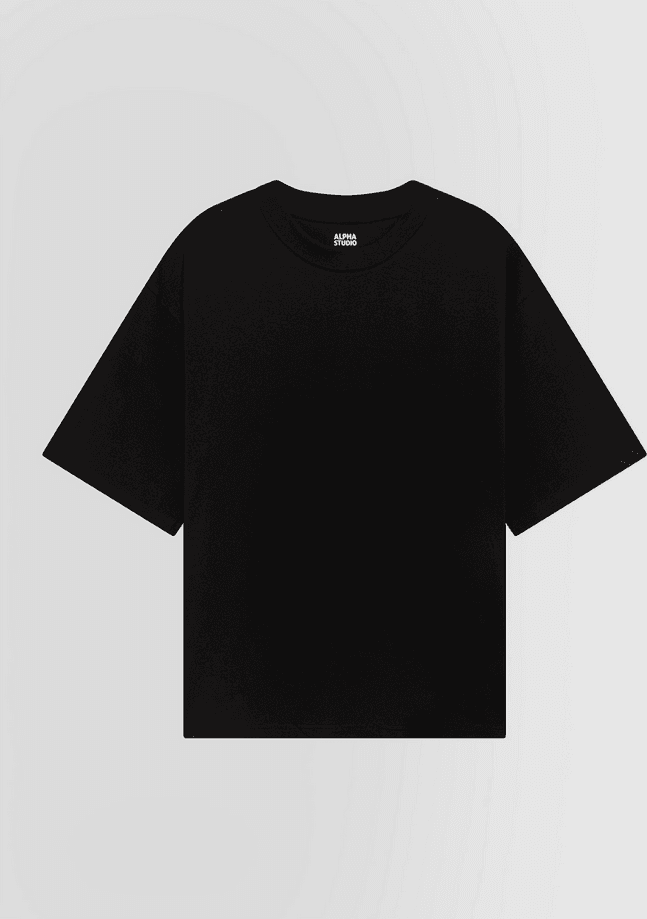 ALPHA STUDIO t-shirt uomo nero – OTHER
