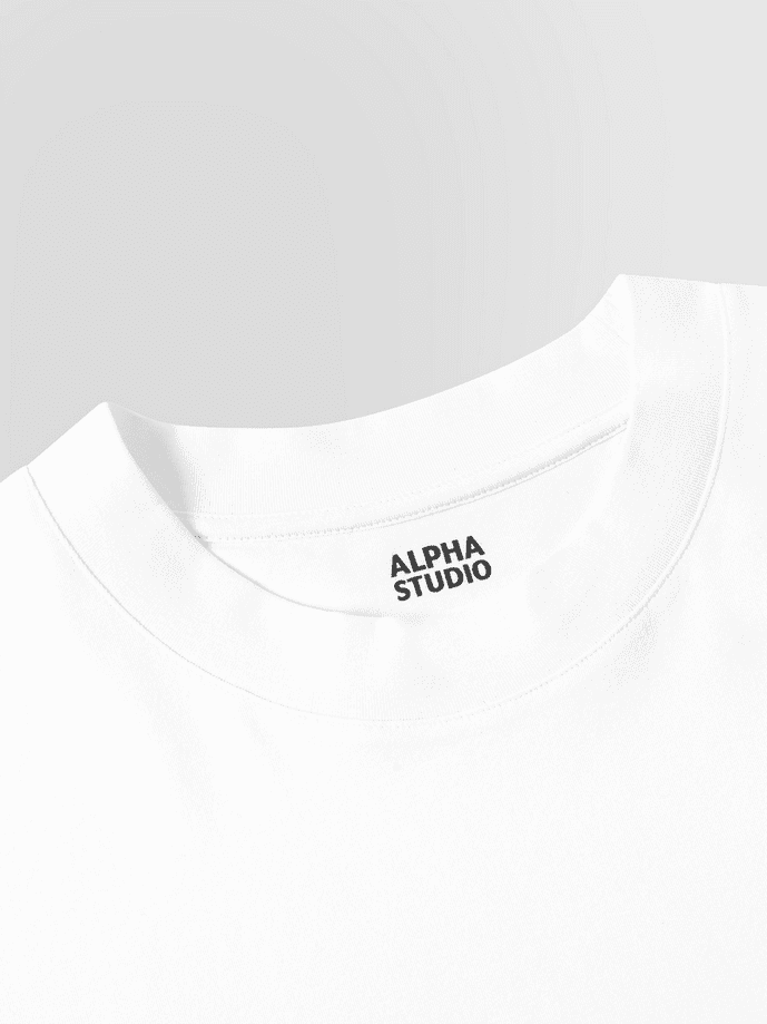 ALPHA STUDIO t-shirt uomo bianco - 2