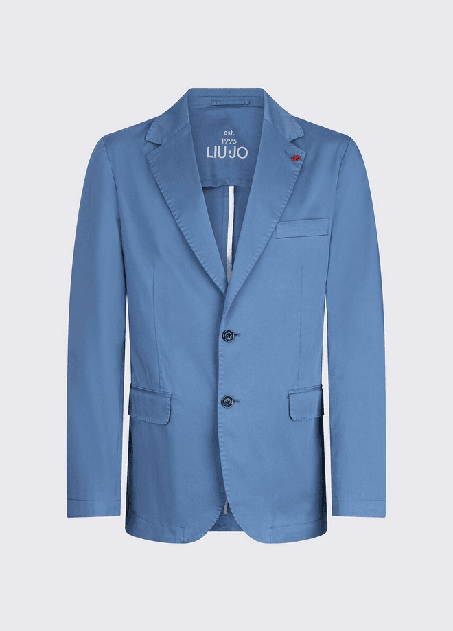 LIU JO giacca in raso uomo blu - 5