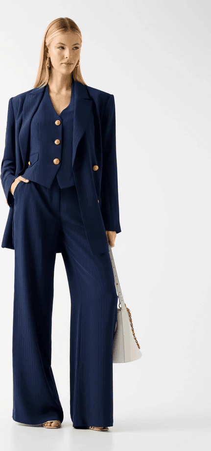 MARCIANO BY GUESS pantalone a righe donna blu - 4