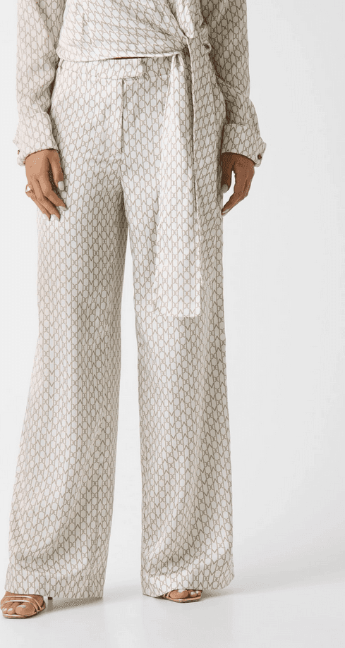 MARCIANO BY GUESS pantalone con logo donna beige - 2