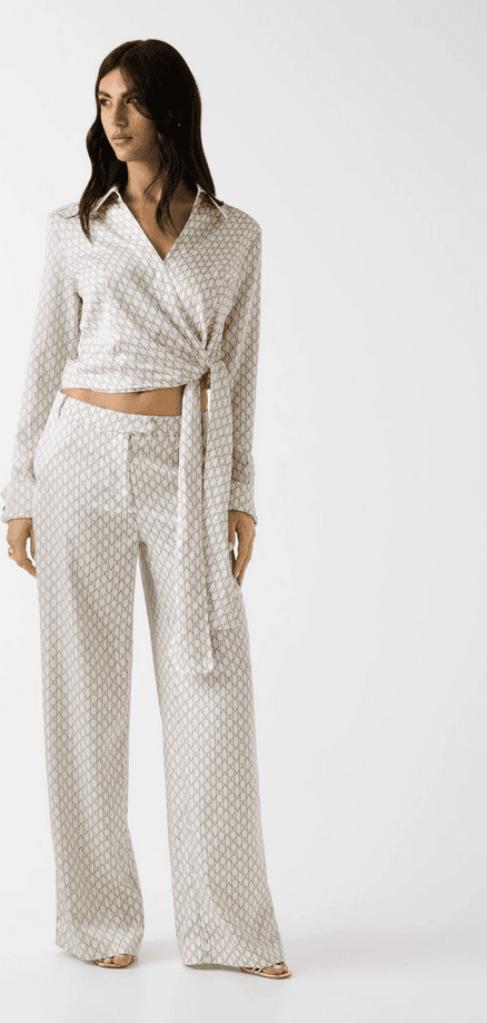 MARCIANO BY GUESS pantalone con logo donna beige - 5
