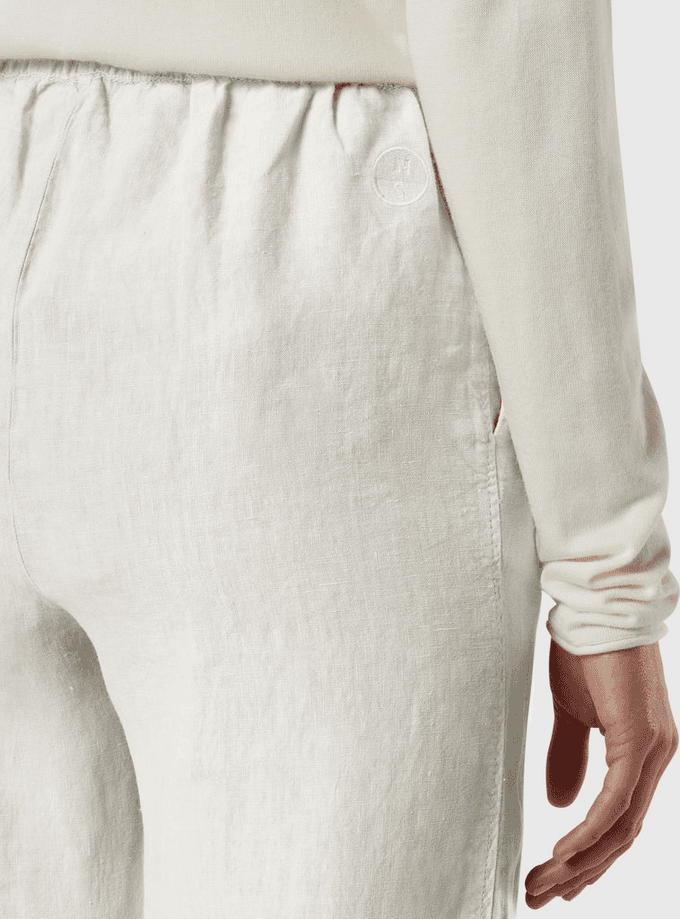 NORTH SAILS pantalone in lino donna marshmallow - 4