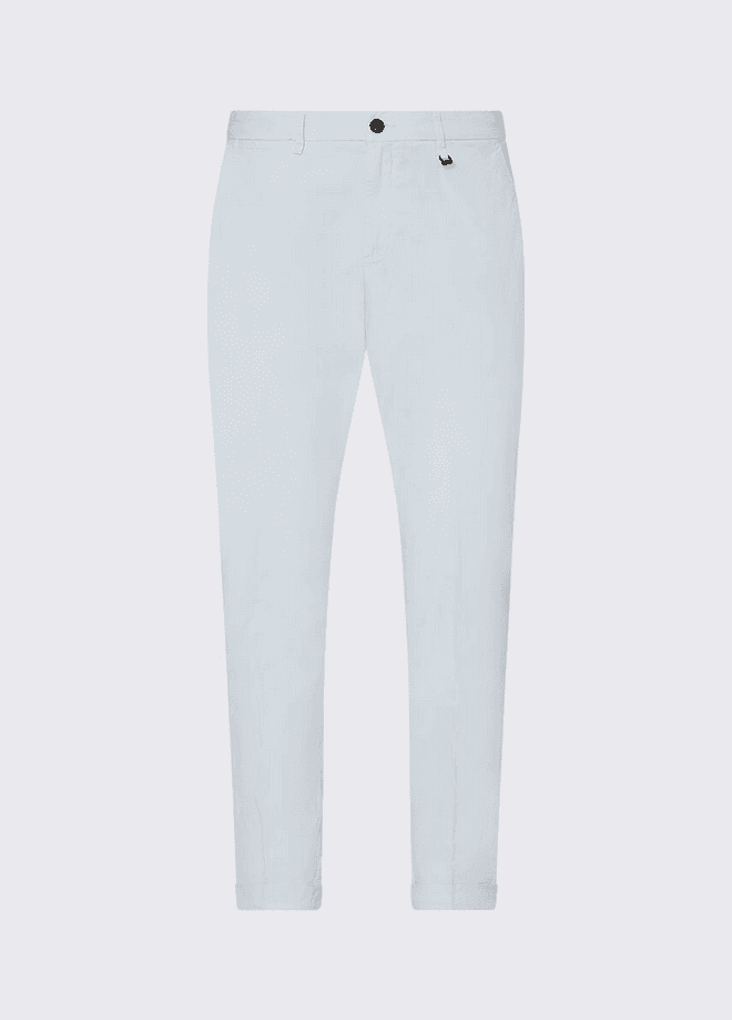 LIU JO pantalone chino uomo azzurro polvere - 6