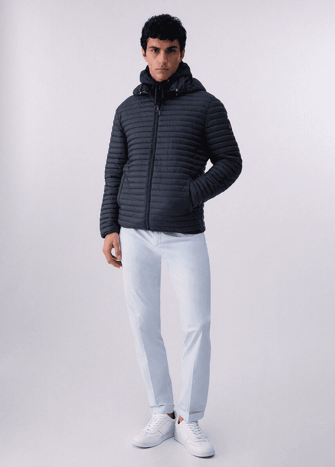LIU JO pantalone chino uomo azzurro polvere - 5