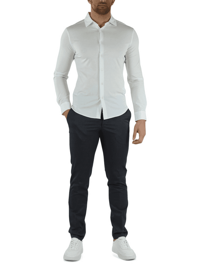 MICHAEL COAL pantalone mc-brad uomo navy blue - 4