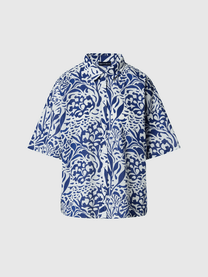 NORTH SAILS camicia con stampa corallo donna blu - 5