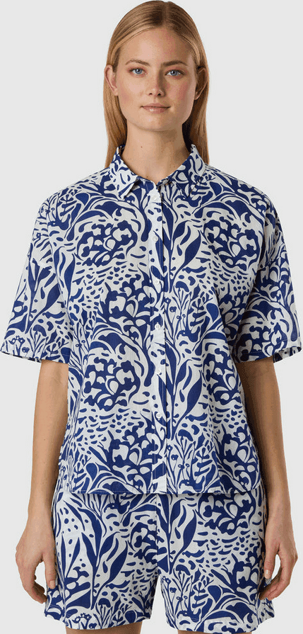 NORTH SAILS camicia con stampa corallo donna blu - 2