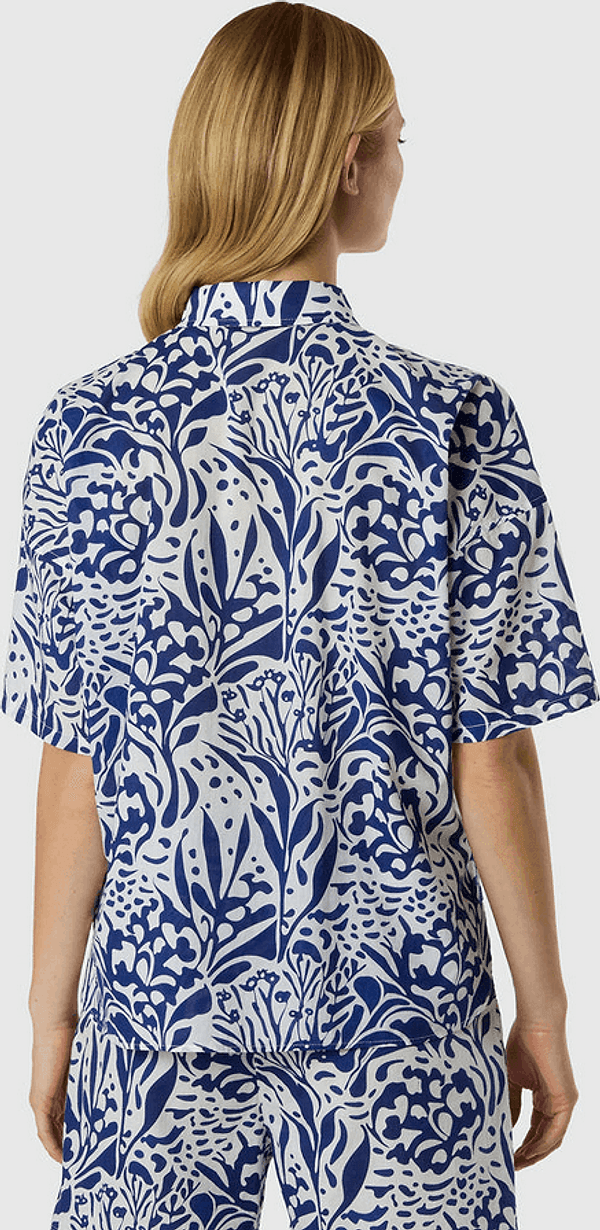 NORTH SAILS camicia con stampa corallo donna blu - 3