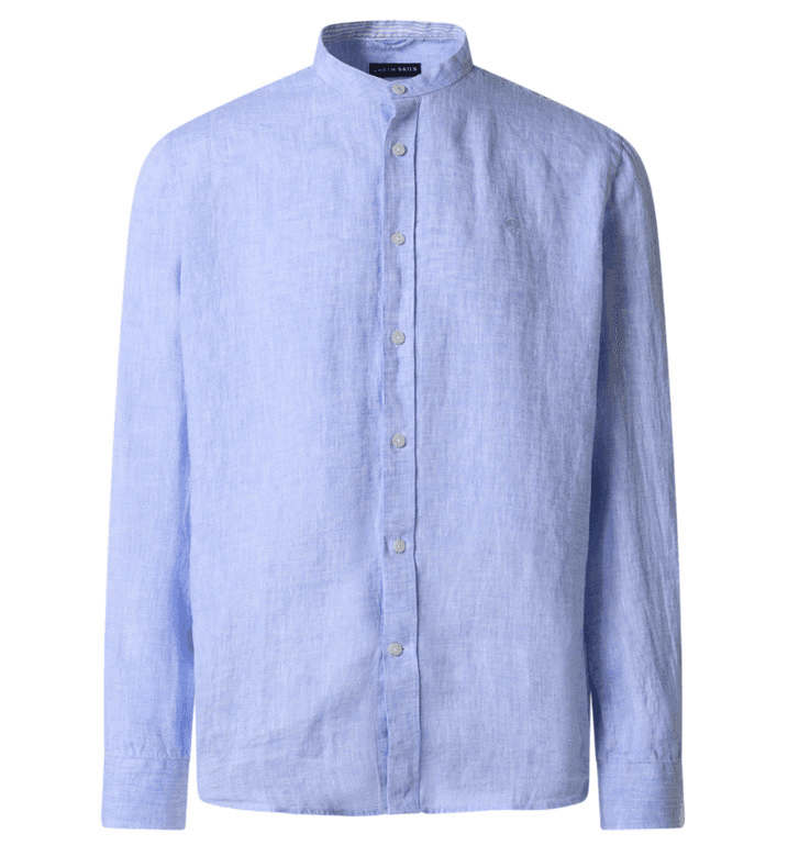NORTH SAILS camicia alla coreana uomo light blue - 2