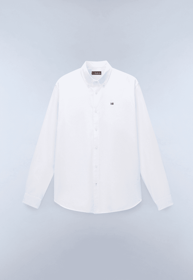 NAPAPIJRI camicia terra uomo bianco