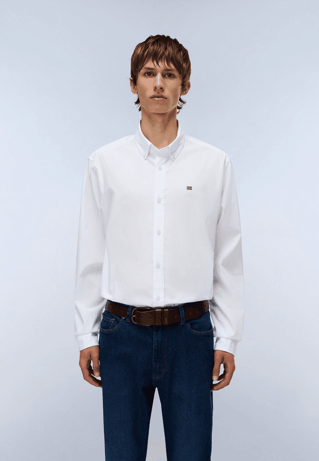NAPAPIJRI camicia terra uomo bianco - 2