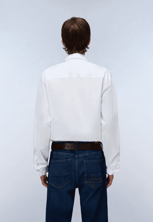 NAPAPIJRI camicia terra uomo bianco - 5