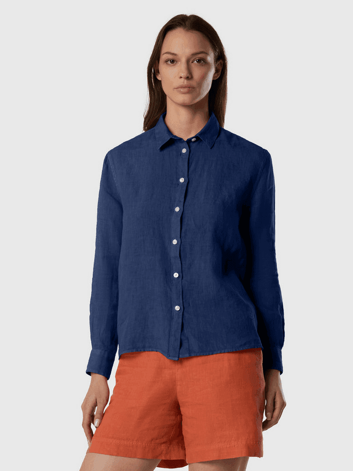 NORTH SAILS camicia in lino donna blu - 2