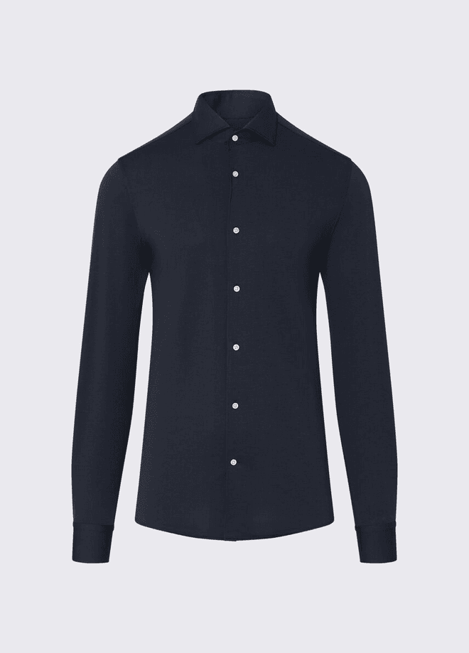 LIU JO camicia in popeline uomo blu scuro - 5