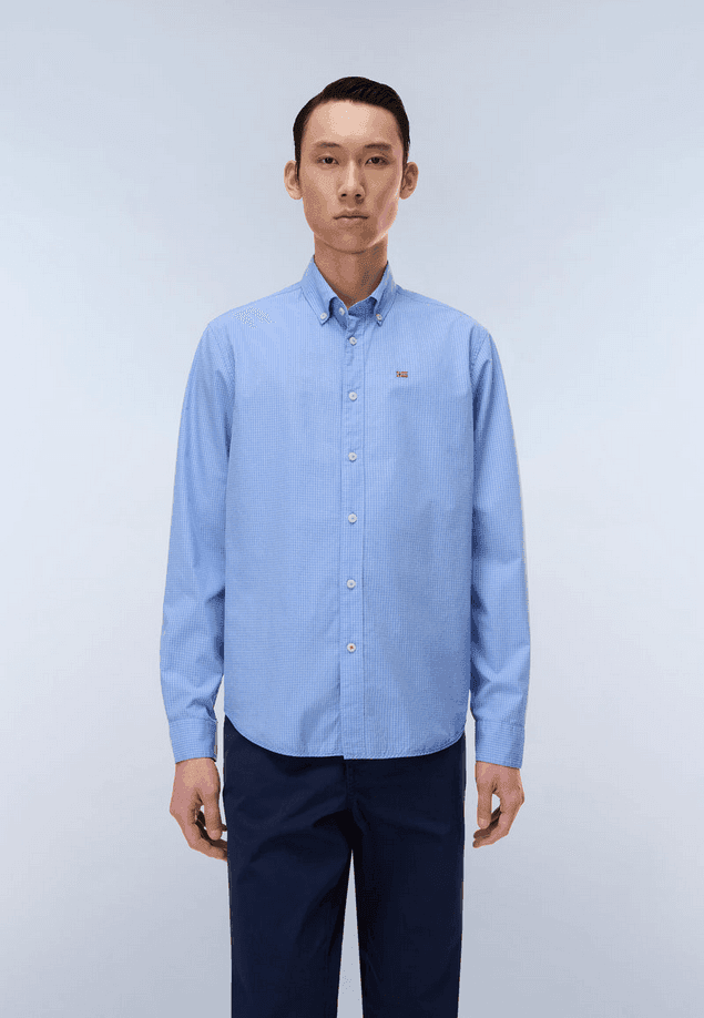NAPAPIJRI camicia terra uomo blue - 2