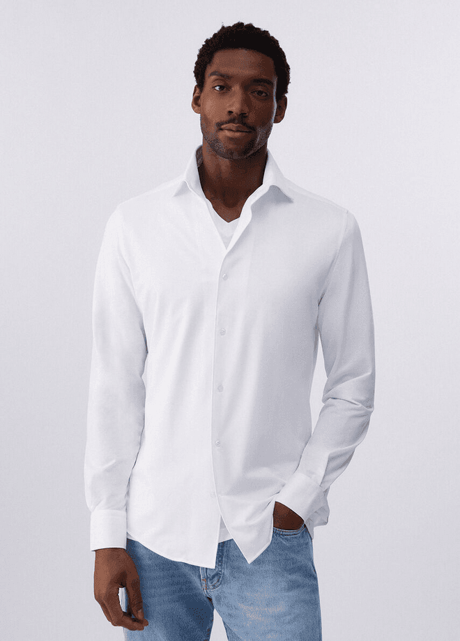 LIU JO camicia in popeline uomo bianco - 2
