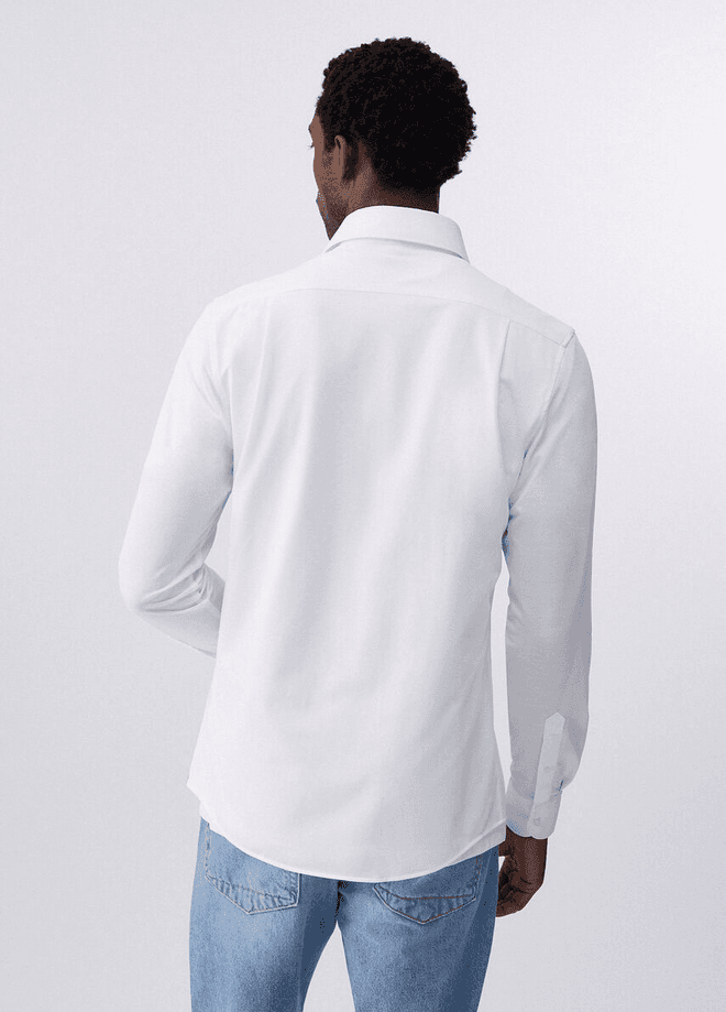 LIU JO camicia in popeline uomo bianco - 3