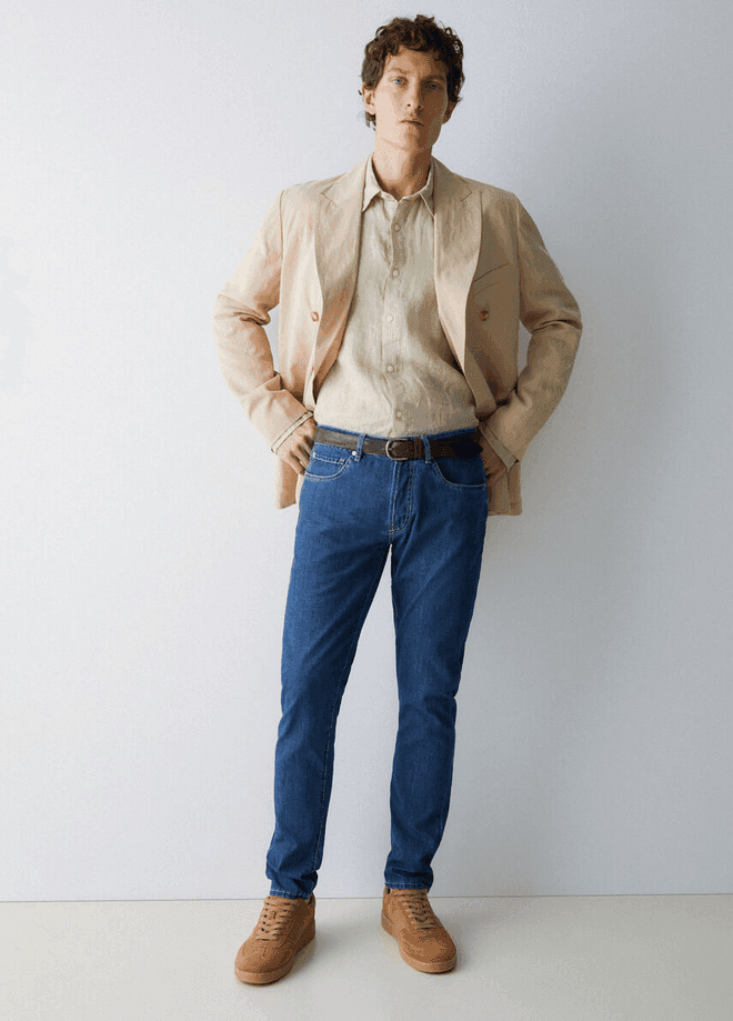 LIU JO jeans slim fit uomo denim blu - 4