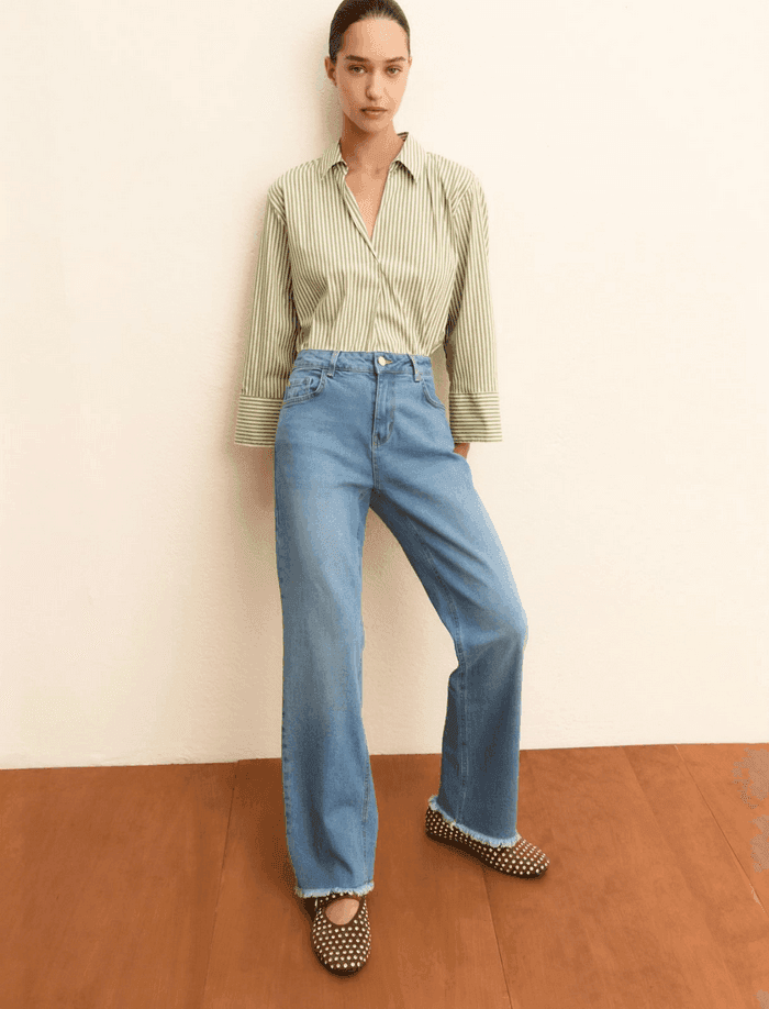 MARELLA jeans straight donna blue denim - 2