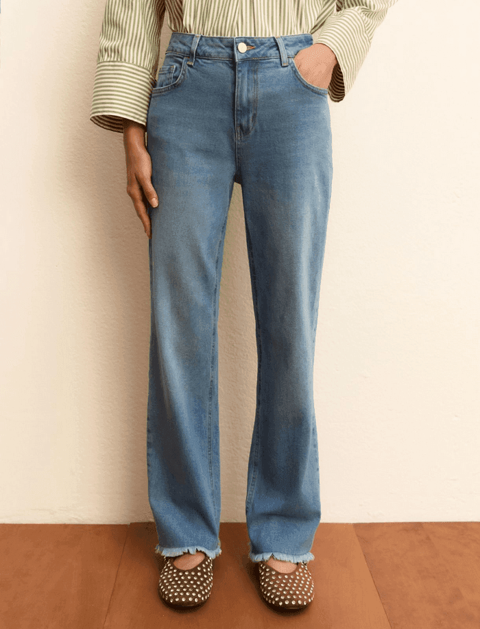 MARELLA jeans straight donna blue denim - 3