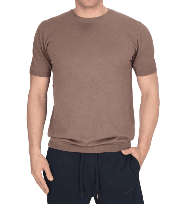 LIU JO maglia misto seta uomo zenzero - 4