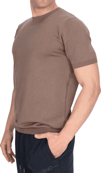 LIU JO maglia misto seta uomo zenzero - 2