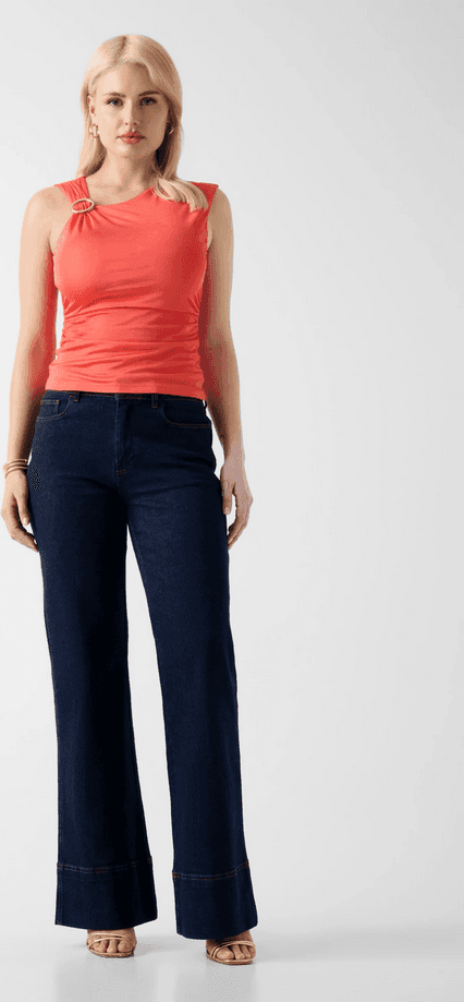 MARCIANO BY GUESS top asimmetrico donna corallo - 4