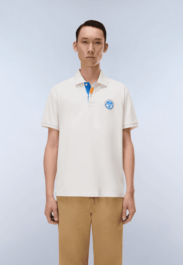 NAPAPIJRI polo clanis uomo bianco - 2