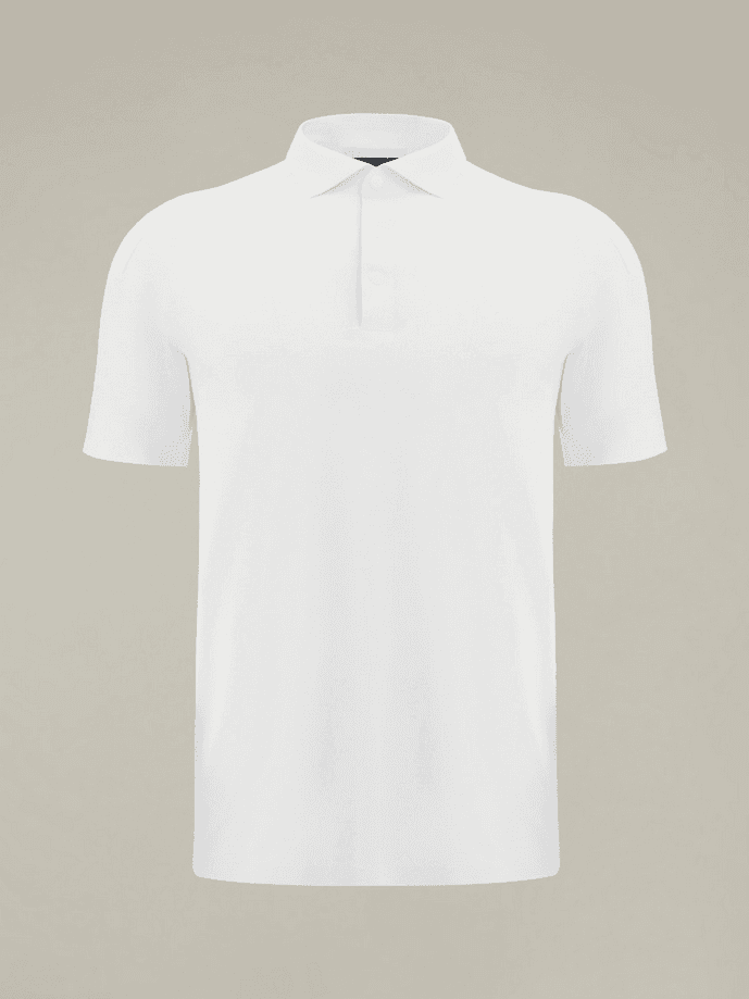 MACRON polo charlie uomo bianco - 6
