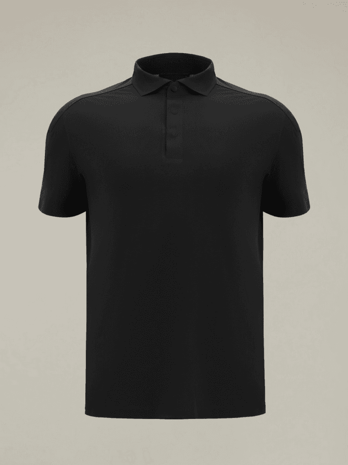 MACRON polo charlie uomo nero - 6