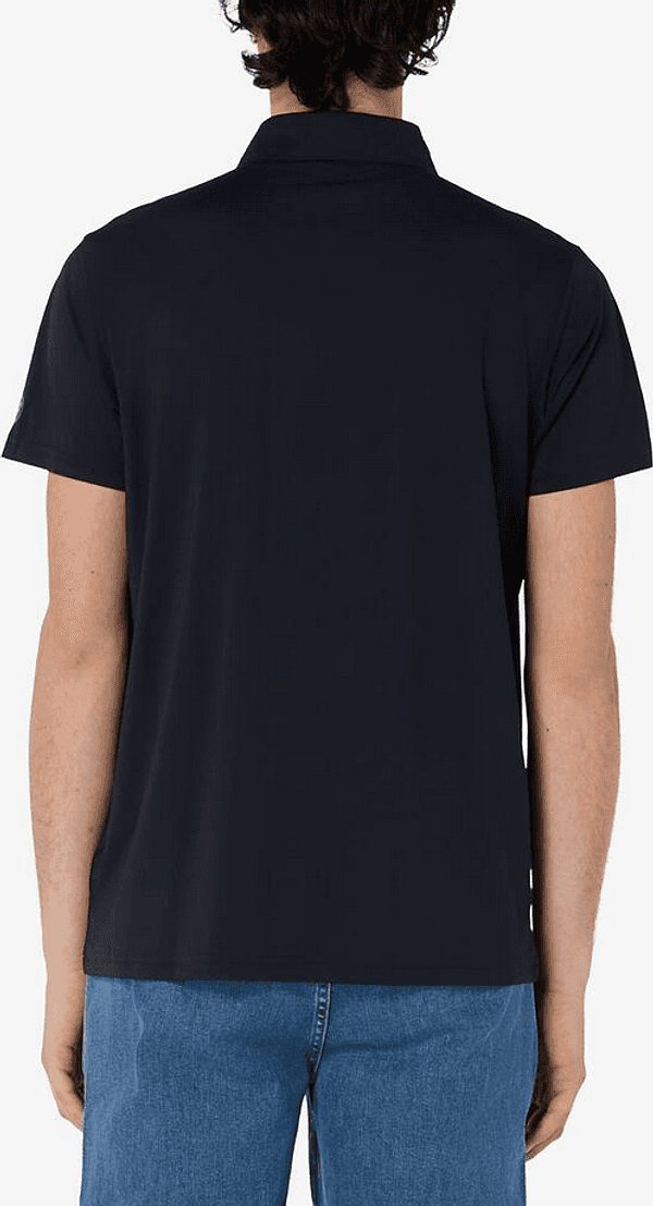 SAVE THE DUCK polo con taschino uomo navy blue - 3