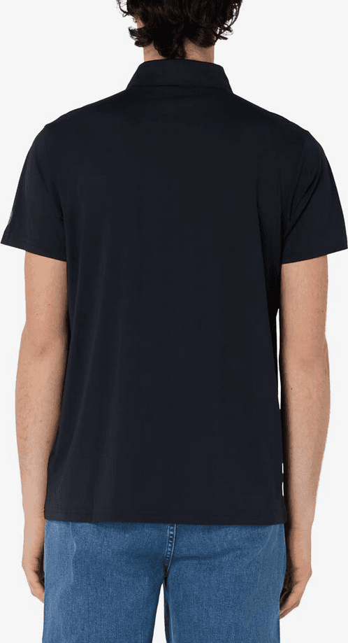 SAVE THE DUCK polo con taschino uomo navy blue - 3