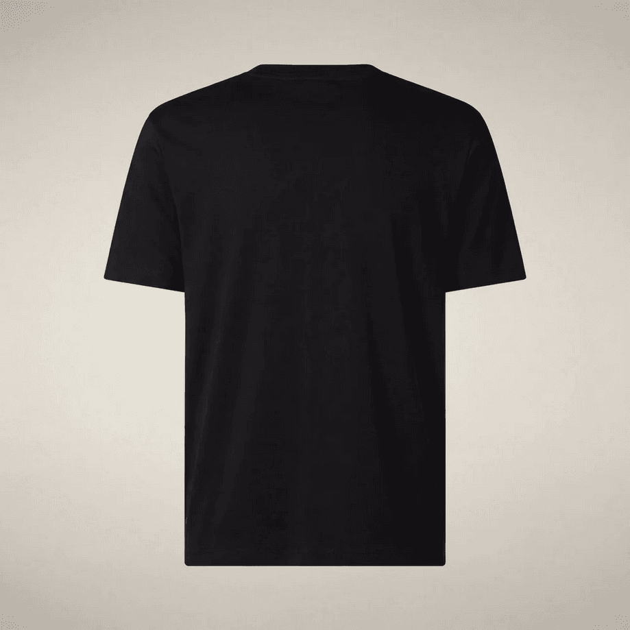 SAVE THE DUCK t-shirt con logo uomo nero - 3