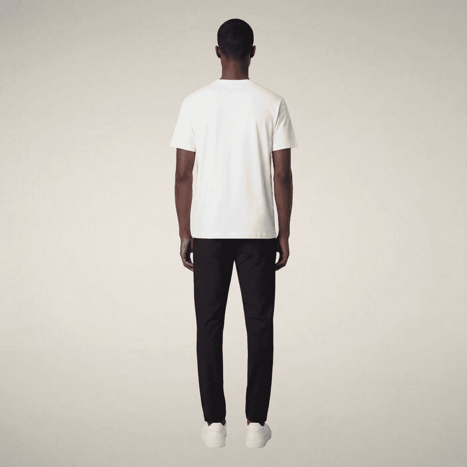 SAVE THE DUCK t-shirt uomo bianco - 4