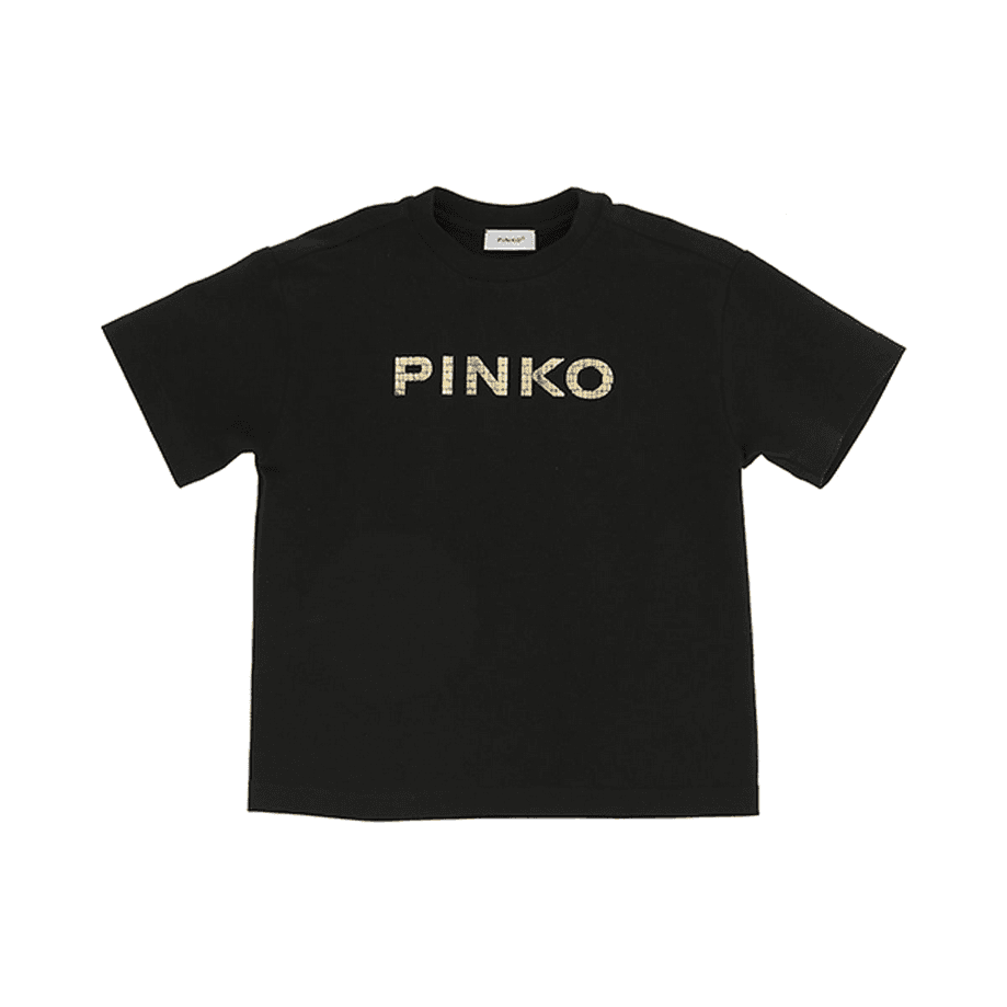 Pinko t-shirt con stampa bambina nero - 2