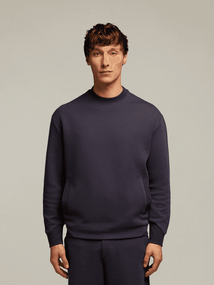 MACRON felpa frenz uomo navy blue - 2