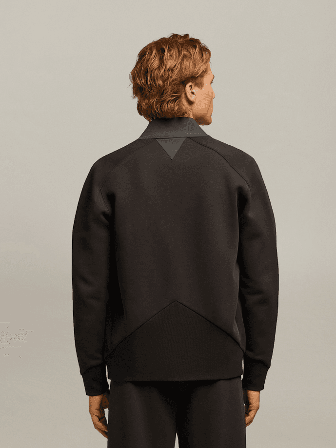 MACRON felpa tommy uomo nero - 3