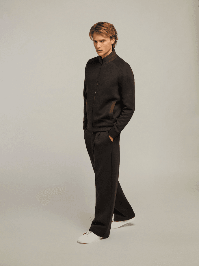 MACRON felpa tommy uomo nero - 4