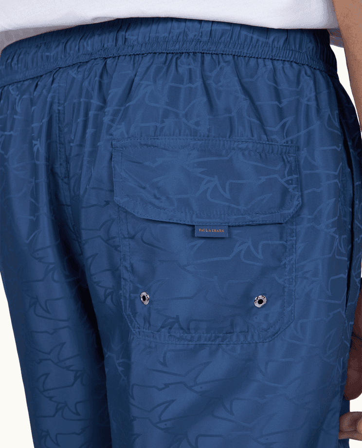 Paul&amp;Shark costume portofino con stampe uomo bluette - 3