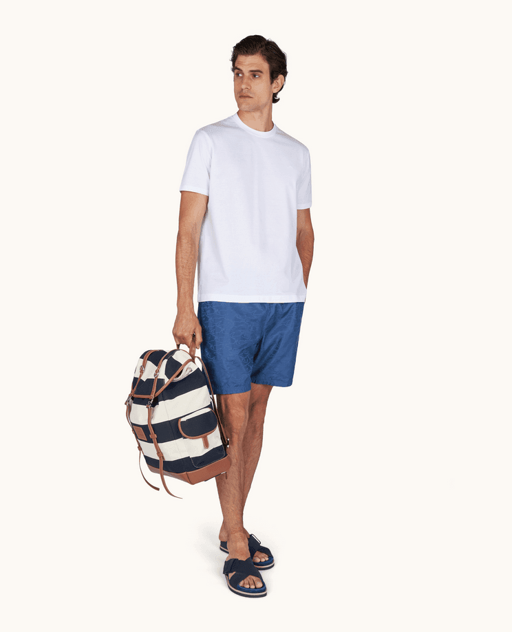 Paul&amp;Shark costume portofino con stampe uomo bluette - 4